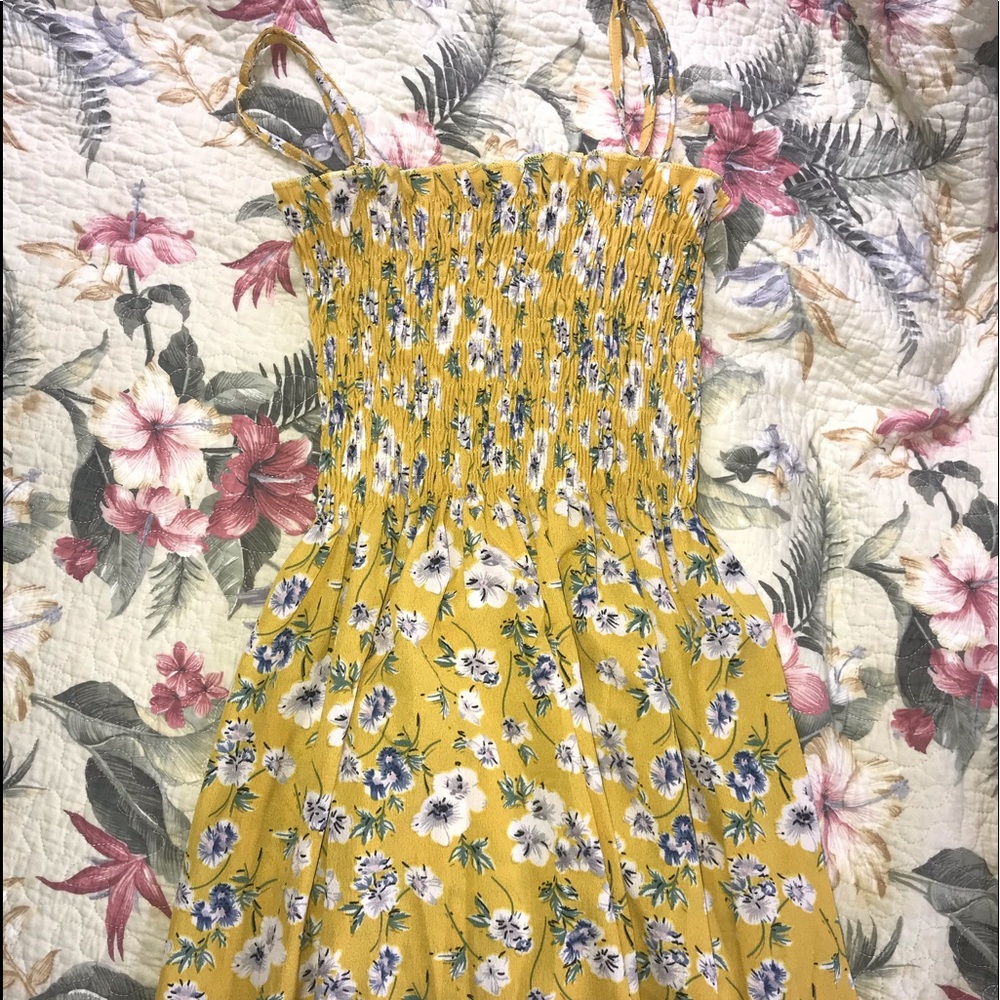 Floral Spaghetti Strap Dress